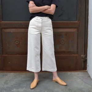 NWT Everlane The Wide Leg Crop Pant